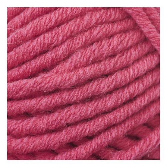 Women&rsquo;s Institute Pink Soft and Chunky Yarn 100g image number 2