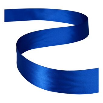 Royal Blue Double-Faced Satin Ribbon 36mm x 5m
