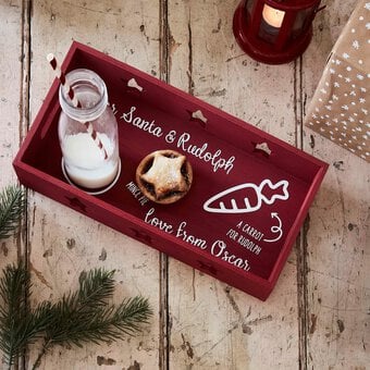 Cricut: How to Make a Personalised Santa Tray