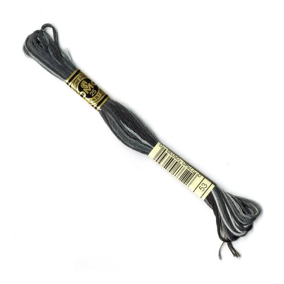 DMC Grey Mouline Special 25 Cotton Thread 8m (53) image number 1