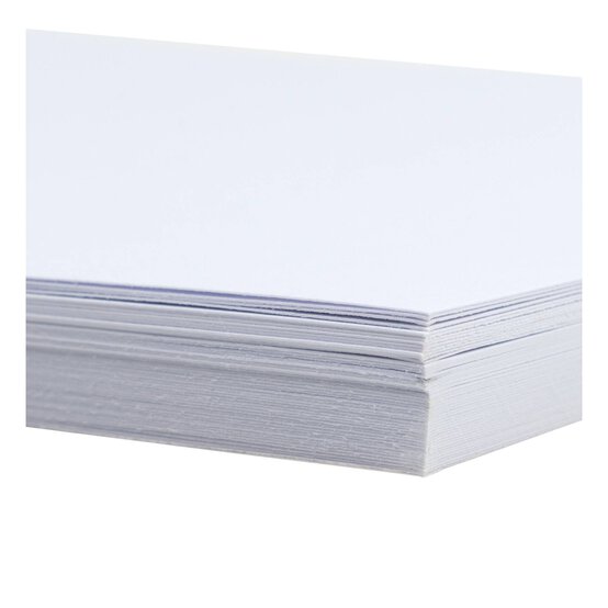 White Card A6 50 Pack image number 2
