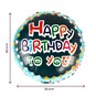 Large Happy Birthday to You Foil Balloon image number 2