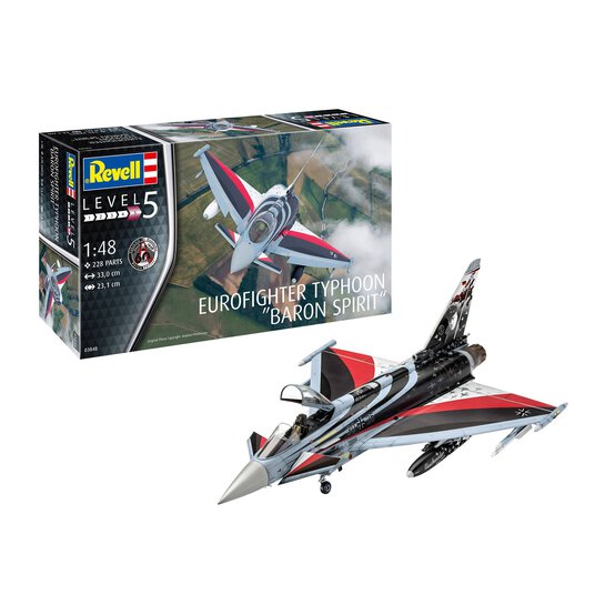 Revell Eurofighter Typhoon Baron Spirit Model Kit 1:48 image number 6