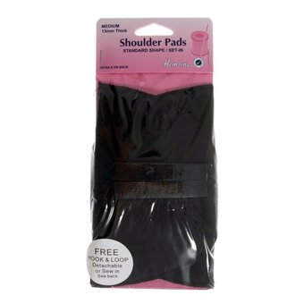 Hemline Black Sholder Pad Medium