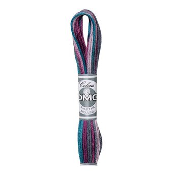 DMC Blue and Red Coloris Mouline Cotton Thread 8m (4514)