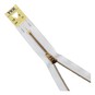 YKK White Brass Jeans Zip 15cm image number 1