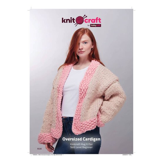 Knitcraft Oversized Cardigan Digital Pattern 0116 image number 1
