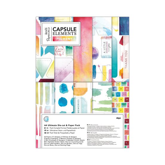 Papermania Pigment Die-Cut and Paper A4 48 Pack image number 1