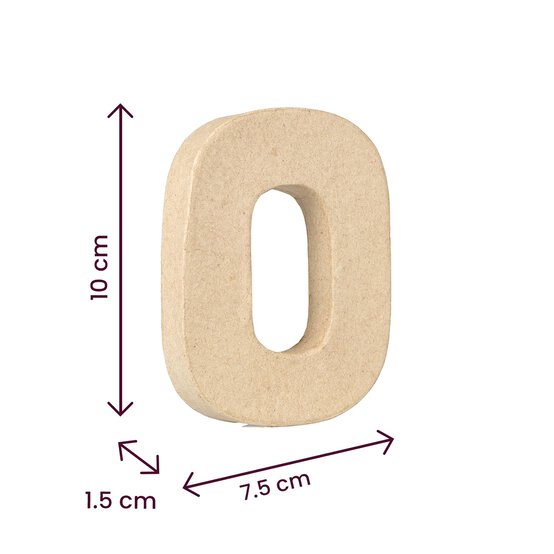 Mini Mache Number 0 10cm image number 4