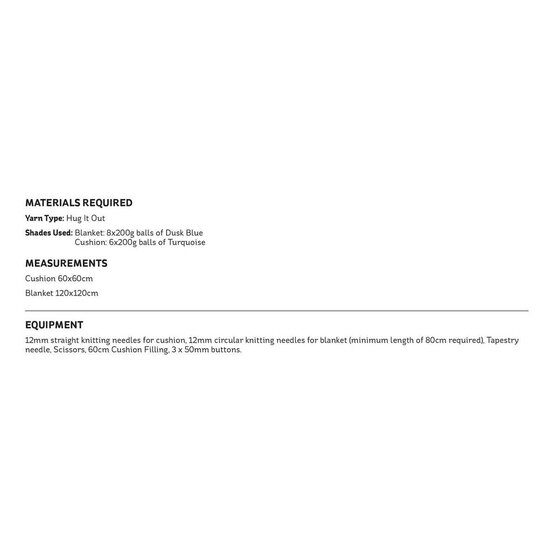 Knitcraft Chevron Blanket with Tassels and Cushion Digital Pattern 0046 image number 2