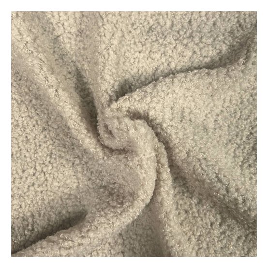 Beige Teddy Fabric by the Metre image number 1