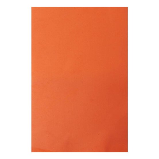 Orange EVA Foam Sheet 45cm x 30cm image number 1