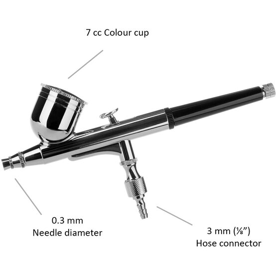 PME Airbrush and Compressor Kit image number 3