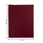 Cranberry Polyester Felt Sheet A4 image number 4