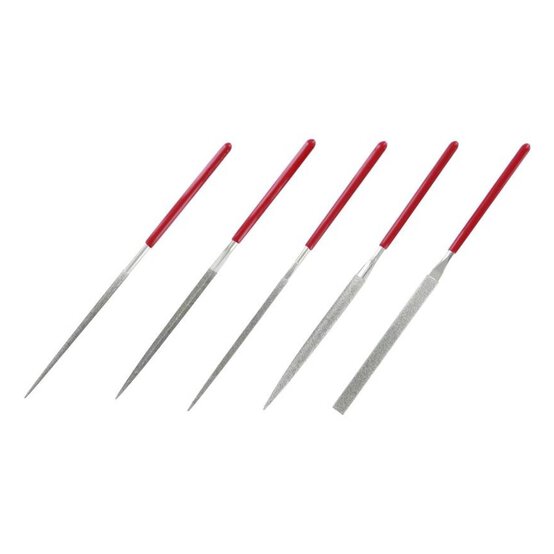 Diamond Coated Needle Files 5 Pack image number 1