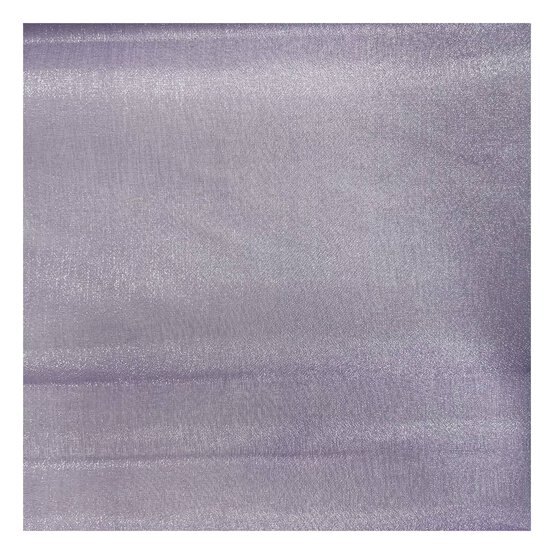 Purple Crystal Organza Fabric by the Metre image number 2