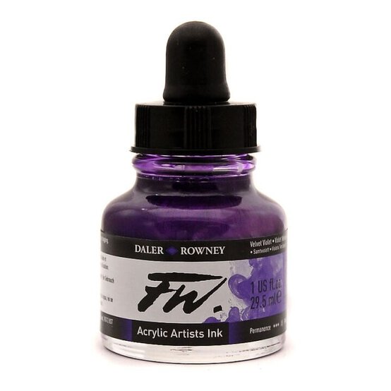 Daler-Rowney Velvet Violet FW Artists Ink 29.5ml image number 1
