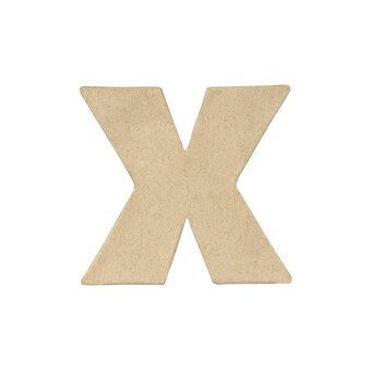 Lowercase Mini Mache Letter X