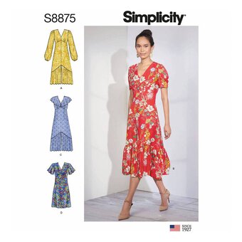 Simplicity Women&rsquo;s Dress Sewing Pattern S8875 (14-22)