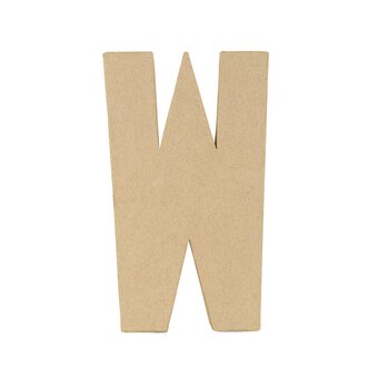 Mache Letter W 20cm