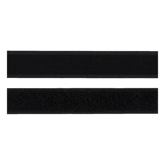 Milward Black Stick-On Hook and Loop Tape by the Metre image number 2