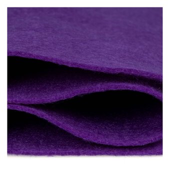 Purple Polyester Felt Sheet A4