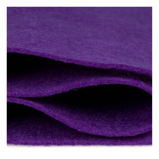 Purple Polyester Felt Sheet A4 image number 2