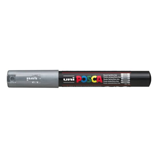 Uni-ball Posca Marker PC 1M In Silver image number 1