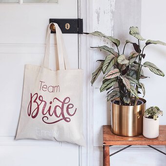 Natural Cotton Tote Shopping Bag 40cm x 38cm