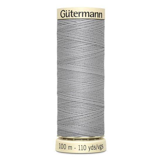 Gutermann Grey Sew All Thread 100m (38) image number 1