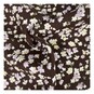 Brown and Pink Muted Floral Brushed Print Fabric by the Metre image number 1