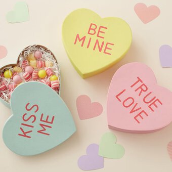 How to Make Painted Love Heart Gift Boxes