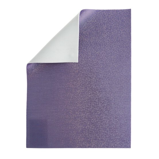 Purple Metallic Spot EVA Foam Sheet 22.5cm x 30cm image number 1
