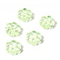 Hemline Emerald Novelty Flower Button 5 Pack image number 1
