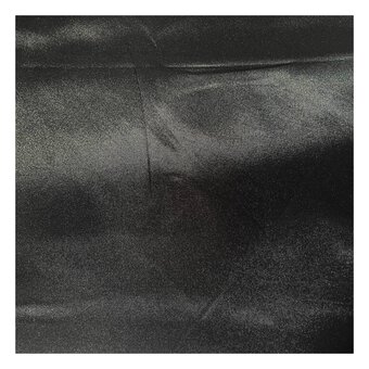 Black Silky Satin Fabric by the Metre