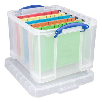Really Useful Clear Box 35 Litres