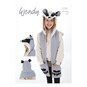 Wendy Merino DK Badger Scarf Hood Digital Pattern 5781 image number 1