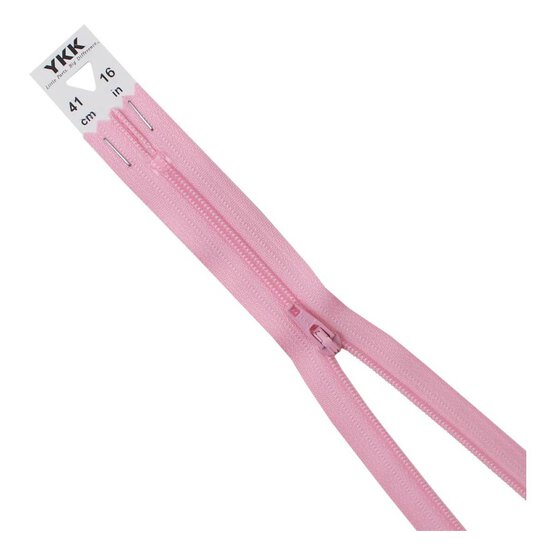 YKK Pink Dress and Skirt Zip 41cm