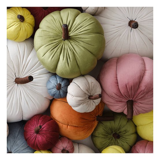 Cream Plush Pumpkin 9cm image number 2