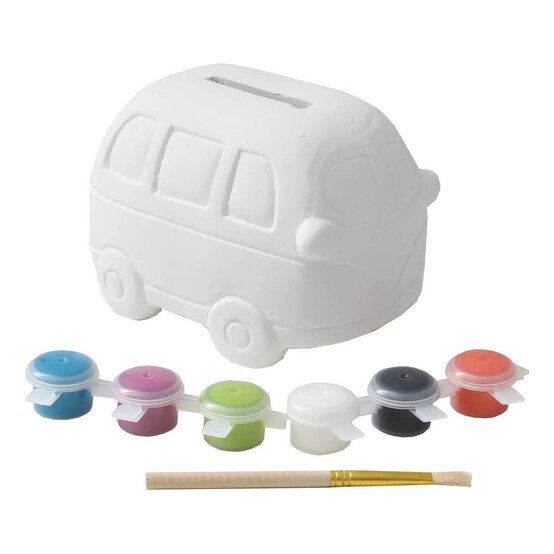 Paint Your Own Camper Van Money Box image number 1