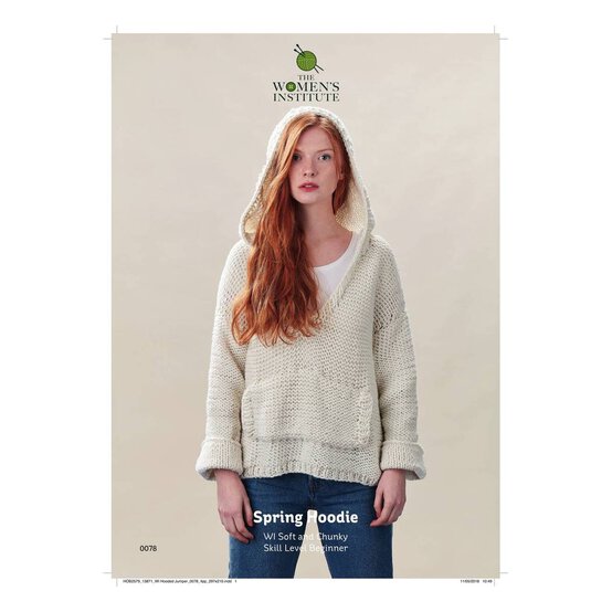 Women's Institute Vintage Spring Hoodie Digital Pattern 0078 image number 1