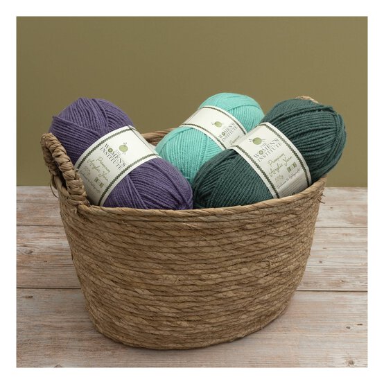 Women's Institute Dark Lilac Premium Acrylic Yarn 100g image number 4