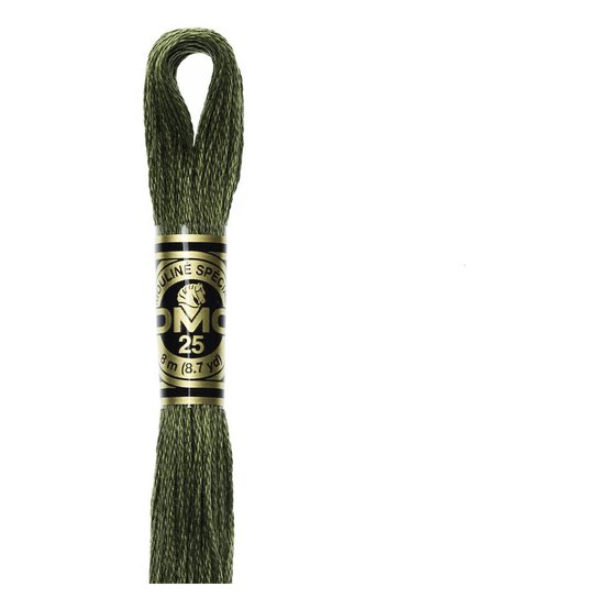 DMC Green Mouline Special 25 Cotton Thread 8m (3051) image number 1