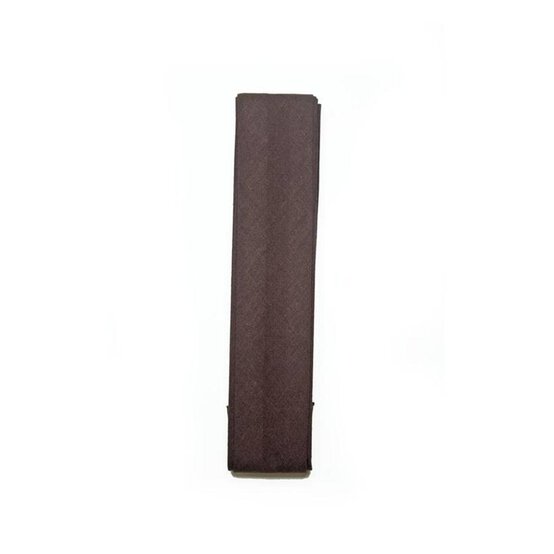 Brown Poly Cotton Bias Binding 25mm x 2.5m image number 1