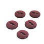 Hemline Wine Basic Fish Eye Button 5 Pack image number 1