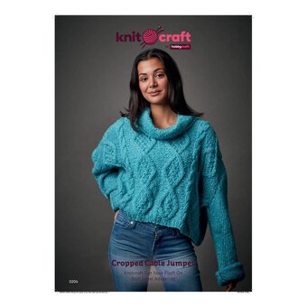 Knitcraft Cropped Cable Jumper Digital Pattern 0204