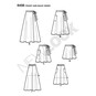 New Look Women's Easy Wrap Skirts Sewing Pattern 6456 image number 2