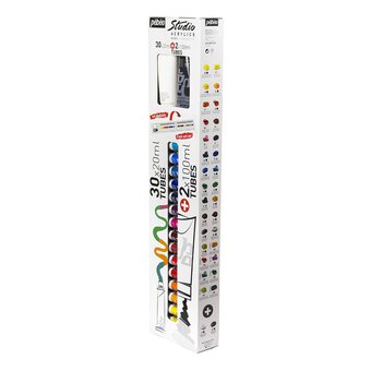 Pebeo Studio Acrylic Paint Set 32 Pieces