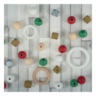 Trimits Festive Wooden Craft Accessories Kit 33 Pieces