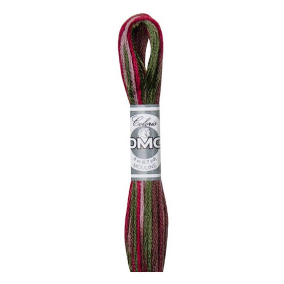DMC Brown and Red Coloris Mouline Cotton Thread 8m (4518) image number 1